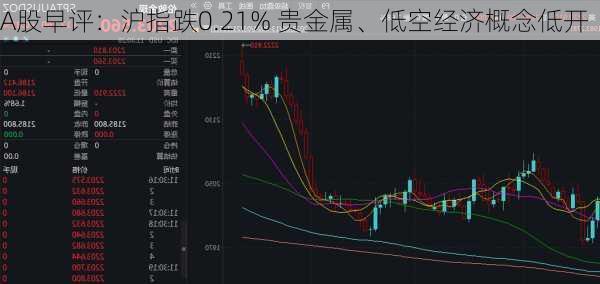 A股早评：沪指跌0.21% 贵金属、低空经济概念低开