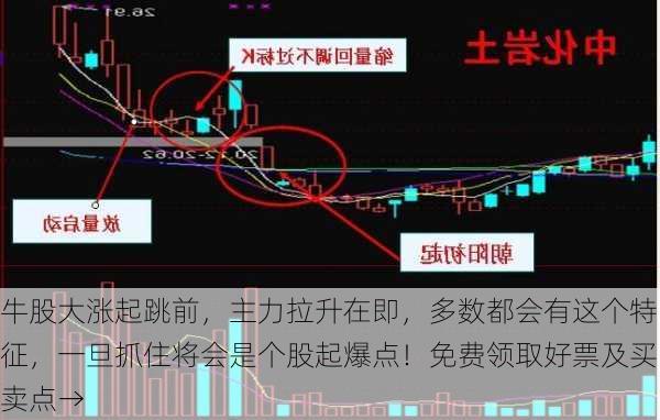 牛股大涨起跳前，主力拉升在即，多数都会有这个特征，一旦抓住将会是个股起爆点！免费领取好票及买卖点→