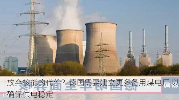 放弃核能的代价？德国需要建立更多备用煤电厂 以确保供电稳定