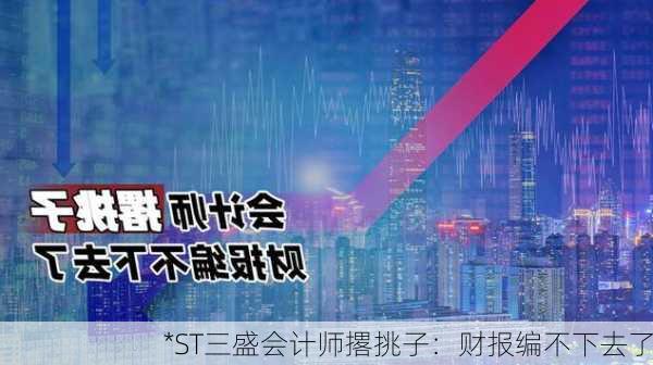 *ST三盛会计师撂挑子：财报编不下去了