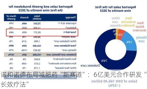 诺和诺德布局减肥药“新赛道”：6亿美元合作研发“长效疗法”