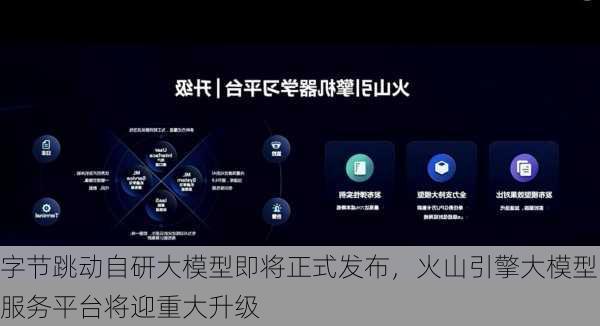 字节跳动自研大模型即将正式发布，火山引擎大模型服务平台将迎重大升级