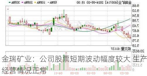 金瑞矿业：公司股票短期波动幅度较大 生产经营情况正常