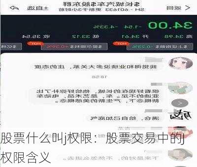 股票什么叫j权限：股票交易中的J权限含义