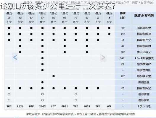 途观L应该多少公里进行一次保养？