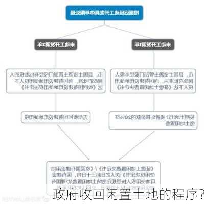 政府收回闲置土地的程序？