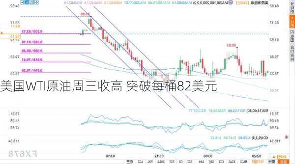 美国WTI原油周三收高 突破每桶82美元