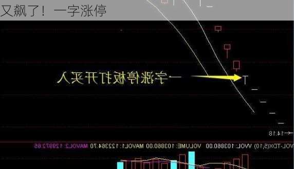 又飙了！一字涨停