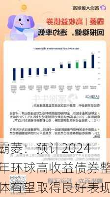 霸菱：预计2024年环球高收益债券整体有望取得良好表现