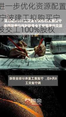 进一步优化资源配置 宁波建工拟购买宁波交工100%股权