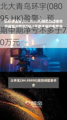 北大青鸟环宇(08095.HK)盈警：预期中期净亏不多于700万元