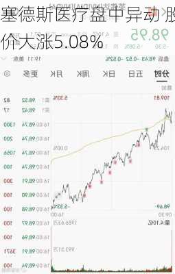 塞德斯医疗盘中异动 股价大涨5.08%