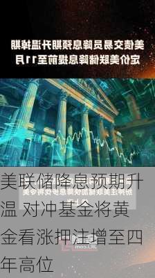 美联储降息预期升温 对冲基金将黄金看涨押注增至四年高位