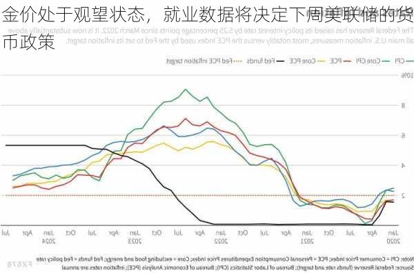 金价处于观望状态，就业数据将决定下周美联储的货币政策