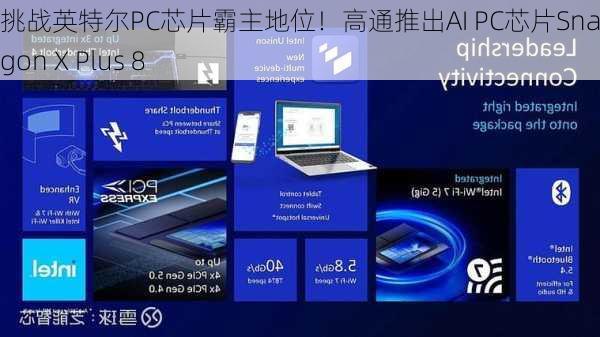 挑战英特尔PC芯片霸主地位！高通推出AI PC芯片Snapdragon X Plus 8