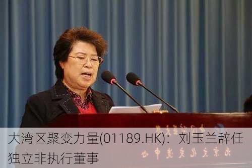 大湾区聚变力量(01189.HK)：刘玉兰辞任独立非执行董事