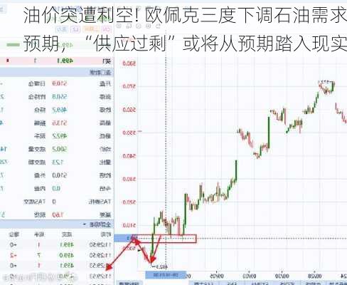 油价突遭利空! 欧佩克三度下调石油需求预期，“供应过剩”或将从预期踏入现实